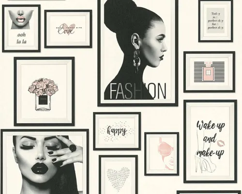 EUR 3,56/qm / Tapete Fashion Model Girlie AS Creation Metropolitan 36918-1