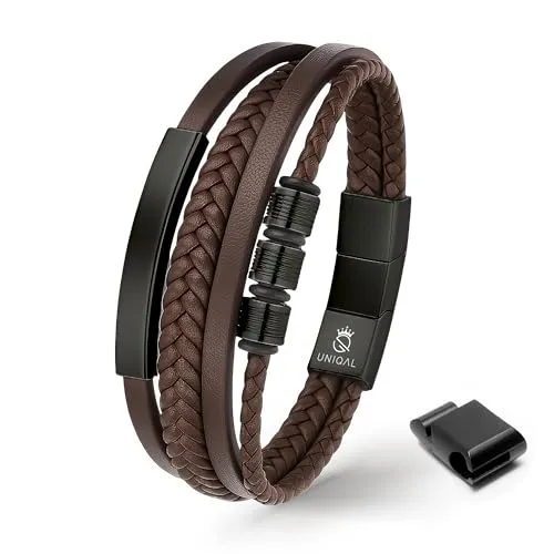 UNIQAL.de Lederarmband Herren 