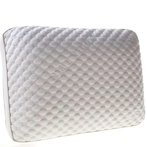 Orthopädisches Nackenstützkissen mit Kollagen 60x40 - Kissen für eine gesunde Liegeposition, kombiniert Visco-Schaum mit Kollagen für optimalen Komfort und Schönheit. Empfohlen von Orthopäden für erholsamen Schlaf.