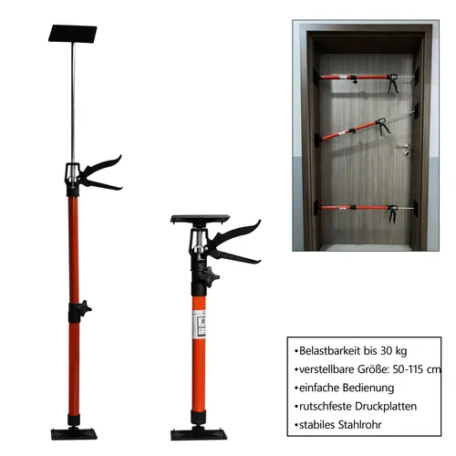 Türspanner Zargenspanner Teleskop Stütze 50-115cm von Helo