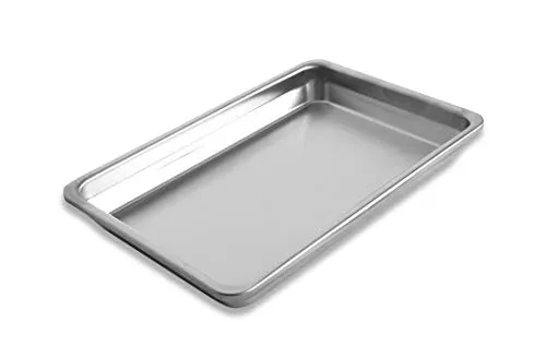 Intergrill Grillschale XL aus Edelstahl 800 Grad - Grillschalen für Gas-, Holzkohle- und Elektrogrills, ideal zum Marinieren und Aufbewahren von Fleischsaft für leckere Soßen. Robustes Edelstahl, spülmaschinenfest und vielseitig einsetzbar.