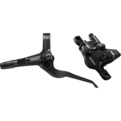 Shimano Scheibenbremse BL-MT402-3A-L / BR-MT410 - MTB und Trekking Scheibenbremse, bietet zuverlässige Bremskraft und einfache Montage für universelle Fahrräder aus Aluminium.