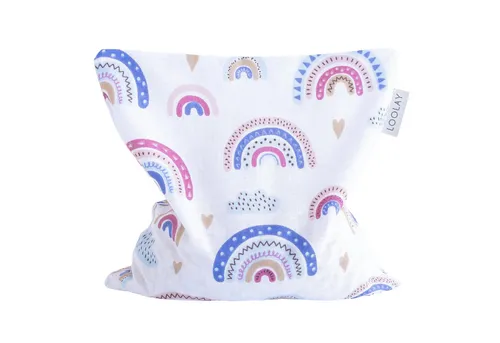 Loolay Kirschkernkissen Kirschkernkissen 20x20 cm 350 g Bio-Baumwolle Wärmekissen Kältekissen, GEMUSTERTE Modelle für Wärme- & Kälteanwendungen an Bauch, Nacken und Rücken, natürliche ECO Kirschkernfüllung, EU handgefertigt, tolle Geschenkidee, LOOLAY®