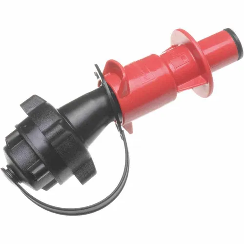 Hünersdorff Kraftstoffeinfüllstutzen schwarz/rot, lose