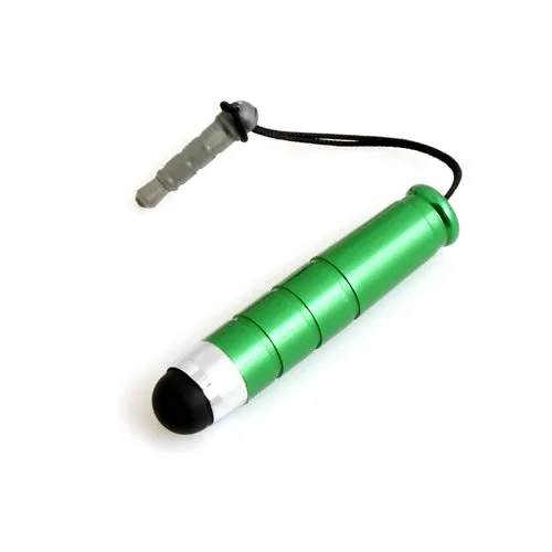 System-S Mini Stylus Touch Pen kapazitiver Bildschirm Eingabe Stift in Grün für Handy Smartphone Tablet PC