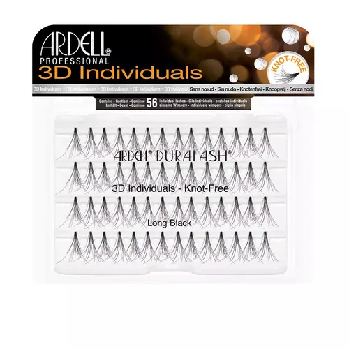Ardell 3D Individual Long Black False Lashes - 1 Unit