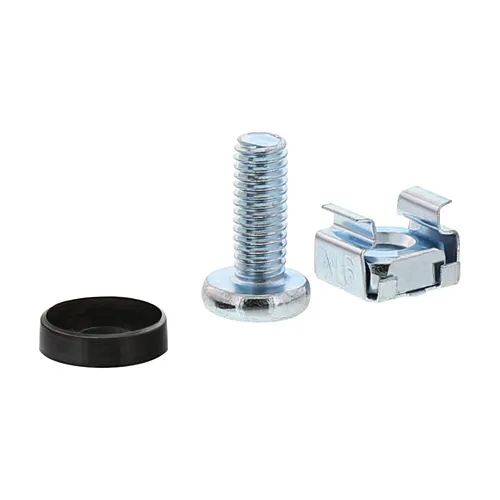 Käfigmutternset M6, je 20x Käfigmuttern, Unterlegscheiben, Schrauben