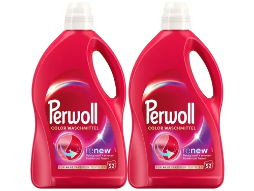 PERWOLL Flüssig 2x 52 WL (104 WL) Color 2x 2,6l