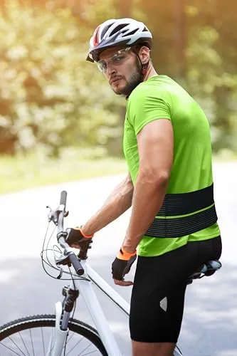 Fahrrad und Sport Rückenstützgürtel, mit praktischer Tasche, stützt und schützt bei sportlichen Aktivitäten