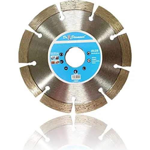 DR. DIAMOND | Diamanttrennscheibe Master Cut für verschiedene Arten von Beton, Stein und Ziegel | Ø 125/22,2mm