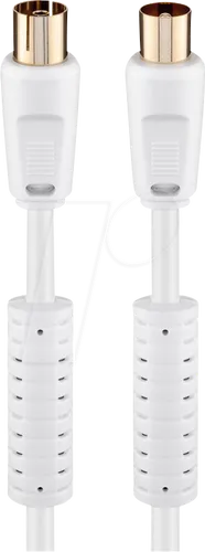 BKMFG 500WS - Anschlusskabel, IEC, vergoldet, 5 m