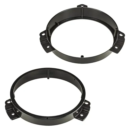 tomzz Audio 2853-001 Lautsprecherringe Adapter Halterungen kompatibel mit Subaru Forester ab 2015 Tür hinten für 165mm DIN Lautsprecher