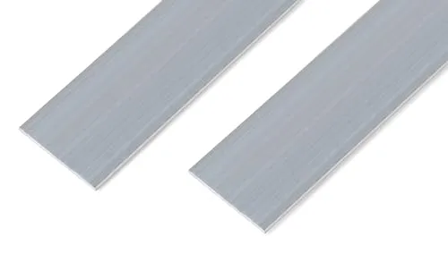 Alberts 2x Flachstange Aluminium Flachprofil 1000x60x3mm - Hochwertige Aluminium-Flachstangen im praktischen 2er-Set, ideal für vielseitige Anwendungen im Bau- und DIY-Bereich.