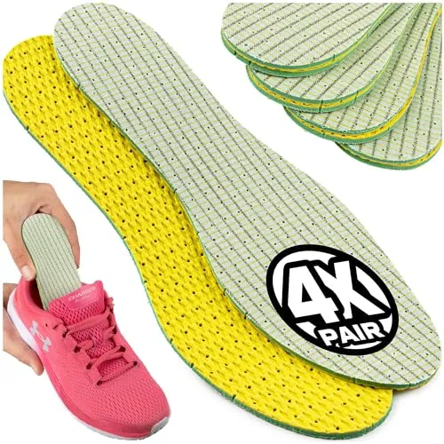SULPO 4 Paare Einlegesohlen für frische Schuhe und Füße