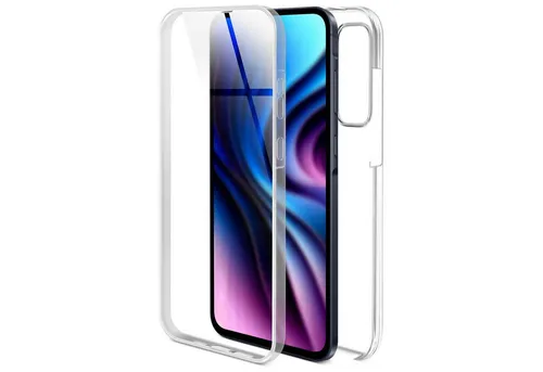 ONEFLOW Handyhülle für Samsung Galaxy A55 5G Hülle Komplett Schutz Touch Case 6,5 Zoll, 360 Grad Schutzhülle Transparent Rundumschutz Durchsichtig Beidseitig