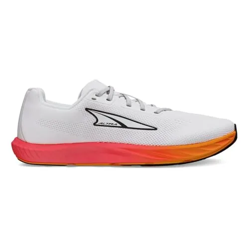 ALTRA RUNNING W ESCALANTE 4 Damen Laufschuhe – WHITE/ORANGE B (normal) 42,5 - Laufschuhe für Damen mit sockenähnlichem Obermaterial aus Funktionsstrick für perfekten Halt und maximale Zehenfreiheit – ideal für schnelle Trainingsläufe und Alltagsstrecken.