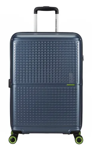 American Tourister® Hartschalen-Trolley Geopop mit 4 Rollen - Moderner Koffer mit auffälligem Design und 4 leisen Rollen, ideal für Reisen. Inklusive TSA-Zahlenschloss und praktischer Trennwand für übersichtliches Packen.