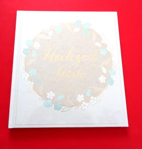 Produktbild UNSERE HOCHZEIT UNSERE GÄSTE Hochzeitsgästebuch zum Ausfüllen arsedition