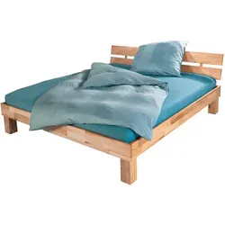 Bubema Juliane – Massivholzbett aus Kernbuche - Betten aus massivem Kernbuche mit naturbelassener Optik, stabil und belastbar bis 400 kg, ideal für eine gemütliche Schlafumgebung.