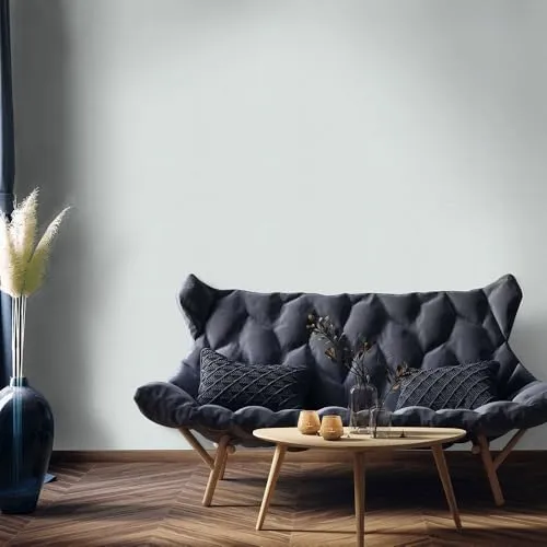 Erismann Vliestapete Elle Leinen Optik Uni Textil Struktur Hellgrau 10444-31