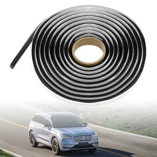 Riisoyu Butylrundschnur, 4m x 8mm Butylrundschnur Schwarz Butylschnur Butyl Dichtungsband Wasserdichtes Butylband für Auto-LKW-Scheinwerfer Fenster, Tür, Windschutzscheibe, Haushaltsgeräte
