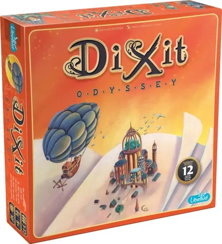 Asmodee | Dixit – Odyssey | FR/NL | LIBELLUD | ab 8 Jahren | 3 bis 12 Spieler | 15 0 30 Minuten | Vereinsspiel - Niederländische Sprache