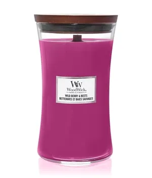 Woodwick Wild Berry & Beets Duftkerze mit Holzdocht 609.5 g in lila von WoodWick