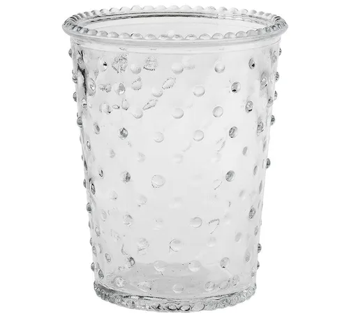 matches21 HOME & HOBBY Kerzenhalter Windlicht mit Noppen / aufgesetzte Glasperlen Ø 10x13 cm (1 St)