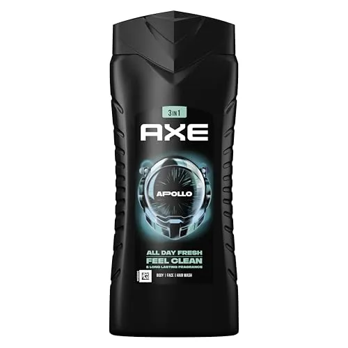 Axe Apollo Duschgel für Herren, 100% pflanzlichen Ursprungs, 400 ml