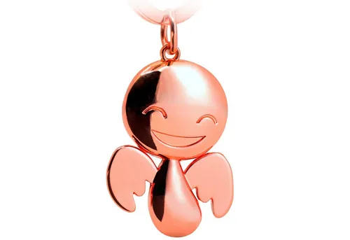 FABACH Schlüsselanhänger Schutzengel Happy in pink von FABACH