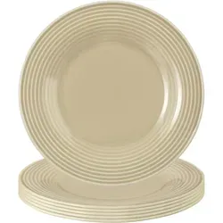 Seltmann Weiden Beat Color Glaze Brotteller 6er Set in beige von Seltmann Weiden