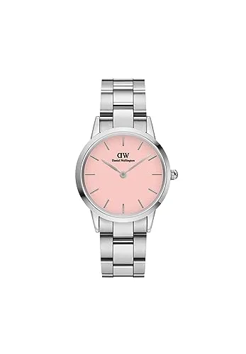 Daniel Wellington Iconic Uhr 36mm - Elegante Armbanduhr aus Edelstahl - Armbanduhren für Herren, gefertigt aus hochwertigem 316L Edelstahl, mit präzisem Japanischem Quarzwerk. Stilvolles Design, ideal für jeden Anlass und perfekt als Geschenk.