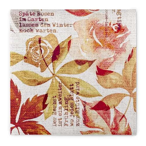 Stoffservietten Rot von Mank