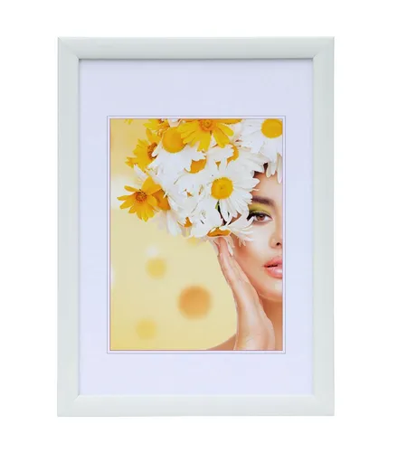 IDEAL TREND Bilderrahmen Kunststoffrahmen mit Klarglas Bilderrahmen PS-1 Frame Foto Collage Por