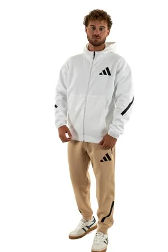adidas Z.N.E. Zip-Hoodie in weiß von adidas