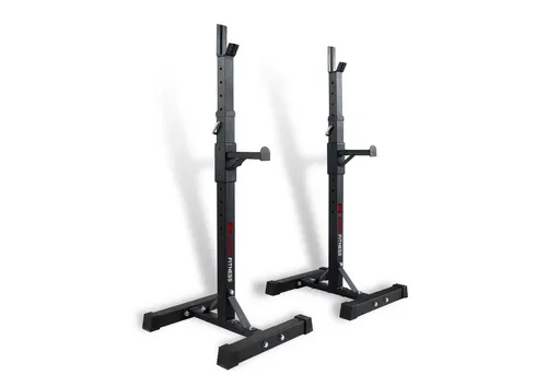 Hantelablage verstellbar - CCLIFE Langhantelständer in Schwarz - Hantelbänke mit verstellbarer Ablage für platzsparendes Training, max. Belastung 150 kg, ideal für Home Gym und Fitnessliebhaber.