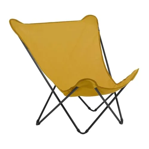 Lafuma Pop Up XL Design-Sessel - Schwarz - Camping-Möbel mit innovativem Pop-Up-System für schnelles Auf- und Zusammenklappen, ideal für Garten, Balkon oder Wohnzimmer. Genießen Sie ultimativen Komfort und Stil!