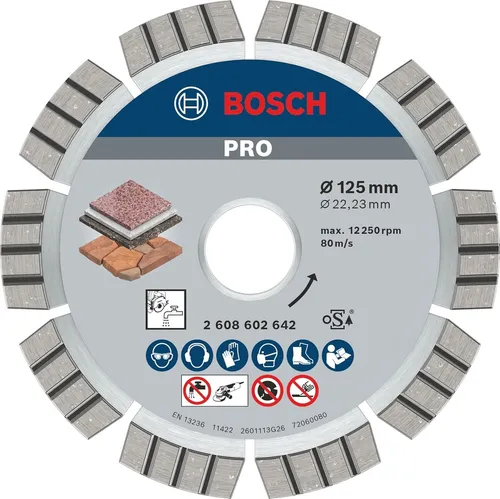 Bosch PRO Multi Material Diamanttrennscheibe 125 mm von Bosch Professional