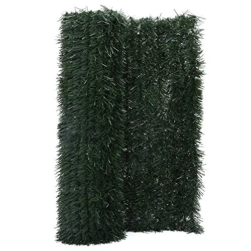 Zelsius Balkon Sichtschutz Tanne 300 x 100 cm - Dekorative Zäune, blickdicht und windschützend, ideal für Balkon und Garten, pflegeleicht und einfach zu installieren ohne Bohren.