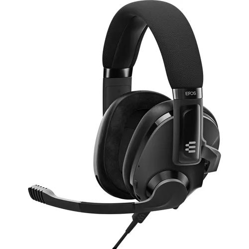 H3 Hybrid Gaming-Headset, Closed Back, Schwarz - Gaming-Headset mit 37 Stunden Akkulaufzeit und abnehmbarem Mikrofonarm für flexibles Spielen und eleganten Look unterwegs.
