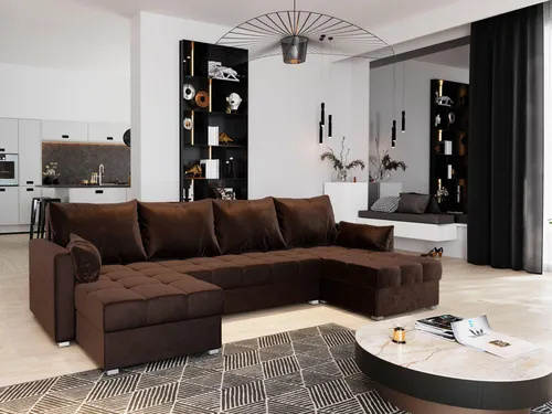 Masseno Ecksofa NAKO mit Schlaffunktion U-Form von Masseno