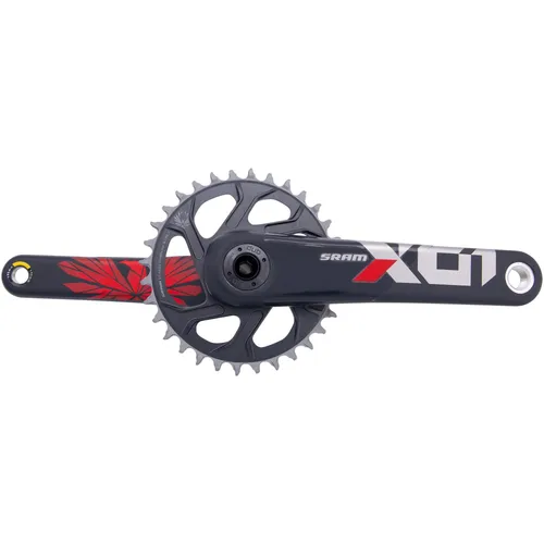 SRAM X01 Eagle Boost Kettenradgarnitur, Rot, 32z - Kurbel & -garnituren: Die DUB-Technologie sorgt für die leichteste, steifste und stärkste Kurbelgarnitur auf dem Markt, ideal für anspruchsvolle Mountainbiker.