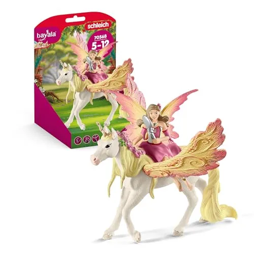 Bayala Feya mit Pegasus-Einhorn - Spielfigur - Spielzeug für Kinder ab 5 Jahren mit magischem Pegasus-Einhorn, ideal für fantasievolles Spielen und kreative Abenteuer.