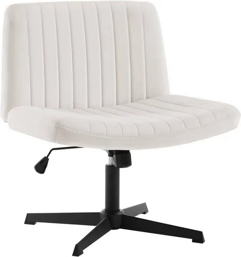 Woltu Relaxsessel – 360° drehbar und höhenverstellbar in weiß von WOLTU