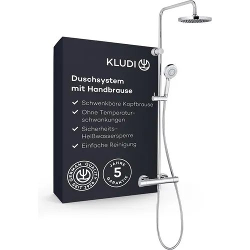 Kludi X3 Duschsystem mit Thermostat (6807505-00) von Kludi