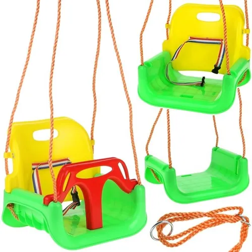 VERK GROUP Babyschaukel 3-in-1 – Flexible Kinderschaukel mit Sicherheitsbügel