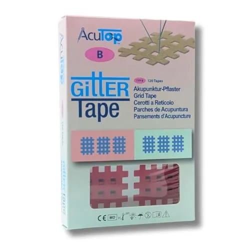 AcuTop Gitter Tapes – gezielte und sanfte Unterstützung nach dem Prinzip der Akupunktur (Pink, Typ B)