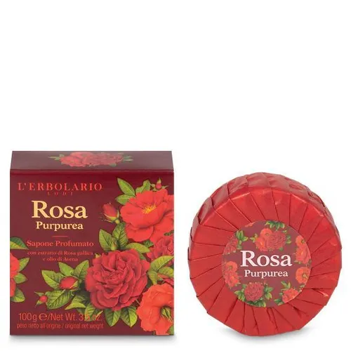 L'erbolario Seife Parfümiert Rosa Purpurea 100 G