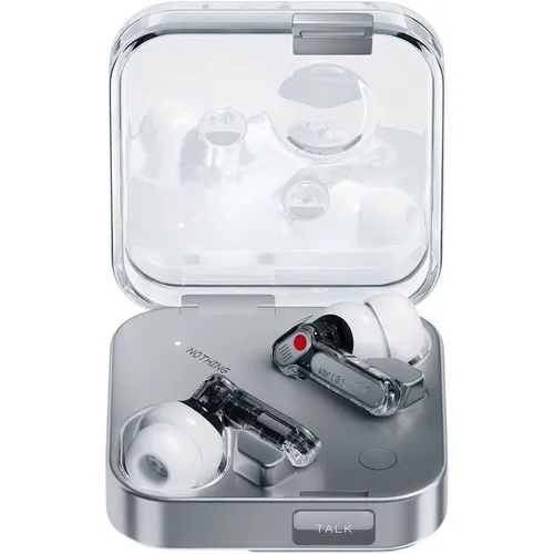 NOTHING Ear (3) - In-ear Bluetooth Kopfhörer in Weiß - Bluetooth Kopfhörer In-Ear mit revolutionärem Super Mic für kristallklare Anrufe und 22 Stunden Gesamtspielzeit. Staub- und schweißresistent, ideal für den Alltag.