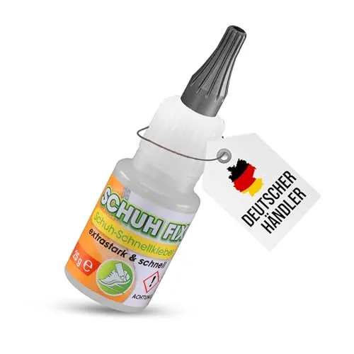 Schuhkleber SchuhFix Pro 25 g transparent wasserfest für Schuhe + Sneaker